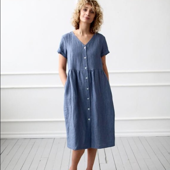 offon Dresses & Skirts - Offon linen dress